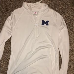 girls michigan pullover